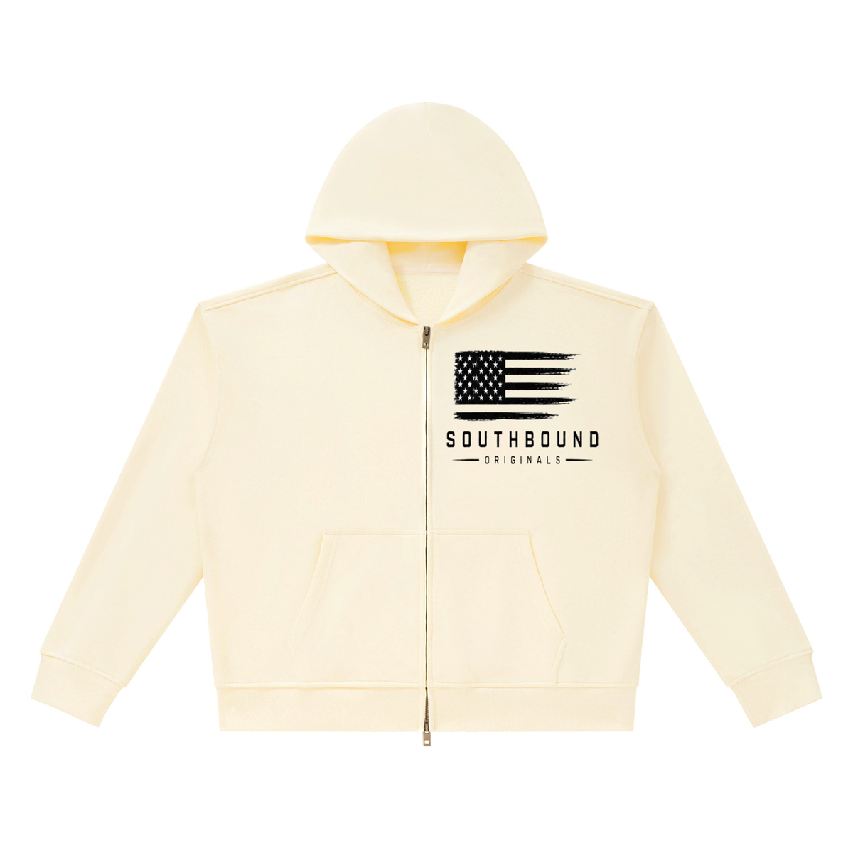 Unisex Heavyweight Full Zip Boxy Hoodie