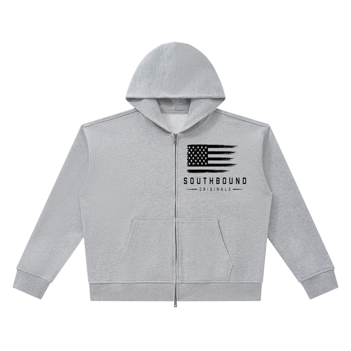 Unisex Heavyweight Full Zip Boxy Hoodie