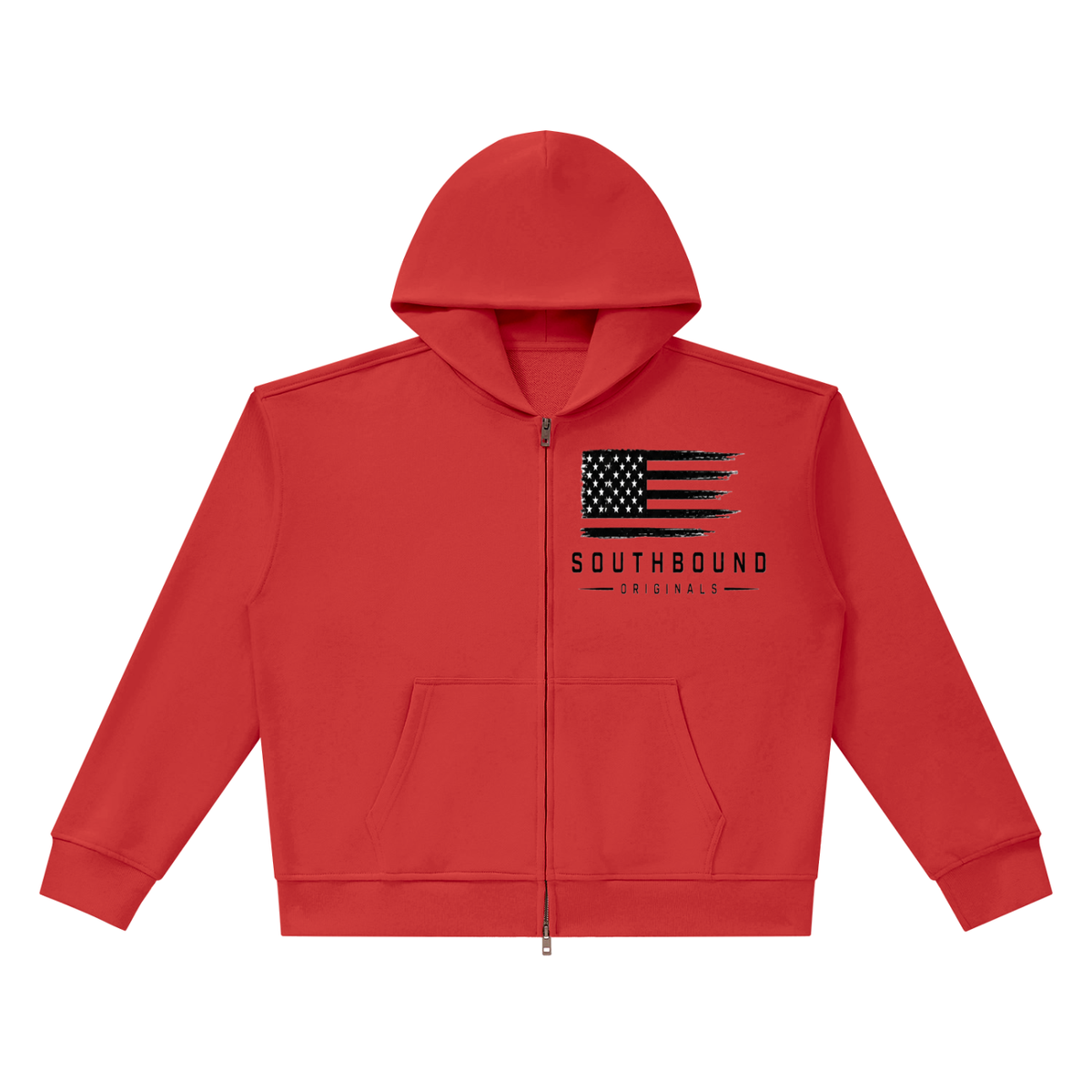 Unisex Heavyweight Full Zip Boxy Hoodie