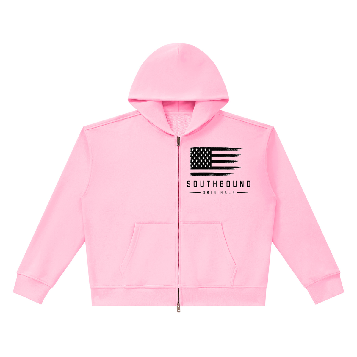 Unisex Heavyweight Full Zip Boxy Hoodie